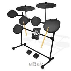 Pyle PED021M Digital Drum Set Electronic Drum Machine System (7-Piece Drum Kit)