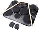 Pyle Pted01 Electronic Table Top Drum Kit 7 Pad 2 Pedals 25 Preset Drum Kits
