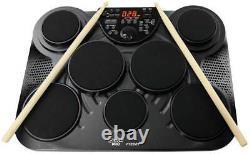 Pyle Pro PTED01 Electronic Drum Set Portable Tabletop 7 Pad Digital Drum Kit