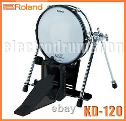 ROLAND KD-120 V DRUMS Bass drum pad electronic mesh kick drum 12 inch in white