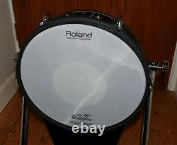 ROLAND KD-120 V DRUMS electronic mesh pad in black fade 12 inch kick unit