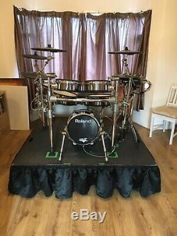 ROLAND TD30KV Electronic / Electric Drum Kit With Extras & Flight Cases