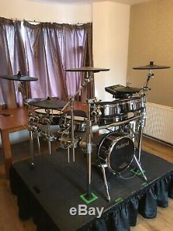 ROLAND TD30KV Electronic / Electric Drum Kit With Extras & Flight Cases