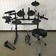 Roland Td5 Electronic Drum Kit W Module Tama Pedal And Dw Stool