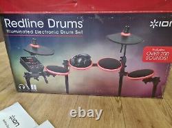 Redline Illuminated Electronic Drum Set