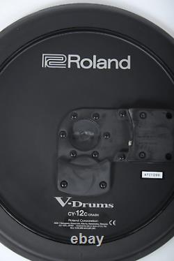 Roland CY-12C 12 Latest Model Black Electronic Dual Trigger/Zone Crash Cymbal 2