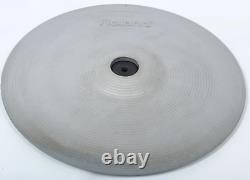 Roland CY-14C SV Silver 14 Grey Electronic Dual Trigger / Zone Crash Cymbal 4