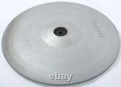 Roland CY-14C SV Silver 14 Grey Electronic Dual Trigger / Zone Crash Cymbal 4