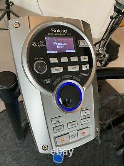 Roland Electronic Drum Kit Td15kv With Yamaha Monitor & Upgrades