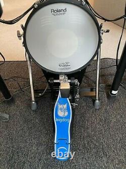 Roland Electronic Drum Kit Td15kv With Yamaha Monitor & Upgrades