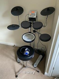 Roland HD-3 V-drums Lite Electronic Drum Set, Stagg Headphones, Mapex Stool