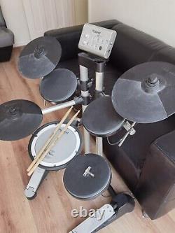 Roland Hd-1 Electric Drum Kit Set With Sticks, used but good condition