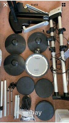 Roland Hd-1 V Electric Electronic Digital Drum Kit x2 Drumsticks Plus Key Tool