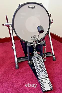 Roland KD-120 Kick Drum Trigger & Gibraltar Bass Pedal, with V-Drums Beater