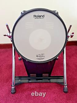 Roland KD-120 Kick Drum Trigger & Gibraltar Bass Pedal, with V-Drums Beater
