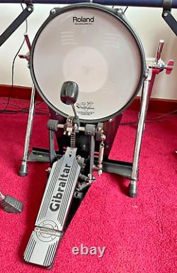 Roland KD-120 Kick Drum Trigger & Gibraltar Bass Pedal, with V-Drums Beater