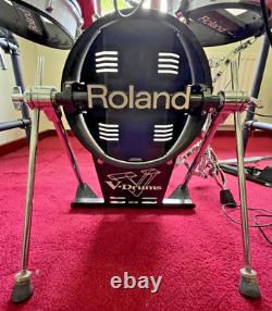 Roland KD-120 Kick Drum Trigger & Gibraltar Bass Pedal, with V-Drums Beater