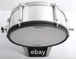 Roland KD-140-SV Bass Drum 14 Silver Electronic Kick Trigger Pad