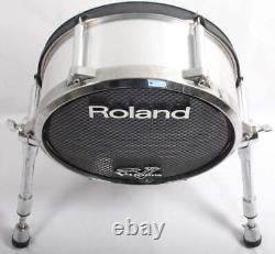 Roland KD-140-SV Bass Drum 14 Silver Electronic Kick Trigger Pad