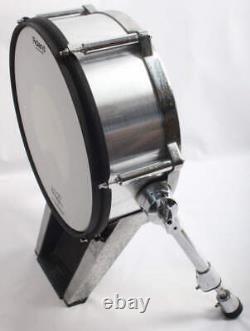Roland KD-140-SV Bass Drum 14 Silver Electronic Kick Trigger Pad