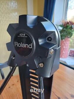 Roland KD-8 Kd8 kick bass drum trigger Pad with single-chain pedal beater