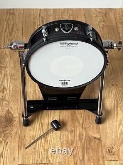 Roland Kd120 Kick Drum & Roland Beater / Brand New Head & Cleaned / Wow