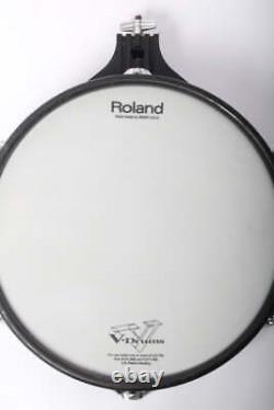 Roland PD-125BK Mesh Drum Pad 12 Electronic Dual Trigger Black Fade Electric