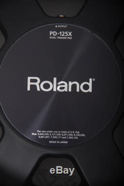 Roland PD-125X 12 Silver Dual Trigger Mesh Tom Electronic Drum Pad