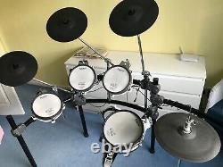Roland TD12 electronic drum kit used but in good condition in White finish