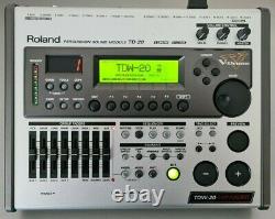 Roland TD20 electronic drum kit with expansion kit TDW-20 with bespoke gig bags