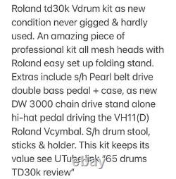 Roland TD30 V-Drum kit