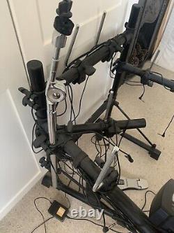 Roland TD3 electric drum kit stand, module and cables