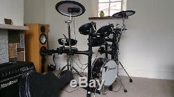 Roland TD4 electronic mesh V-Drums UPGRADED with quality extras