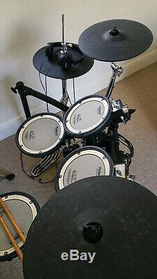 Roland TD4 electronic mesh V-Drums UPGRADED with quality extras