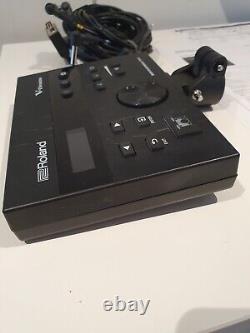 Roland TD-07 drum brain sound module & cable loom for v-drums + PSU and manual