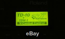 Roland TD-10 V Drums electronic module DRUM brain EXPANDED with TDW-1