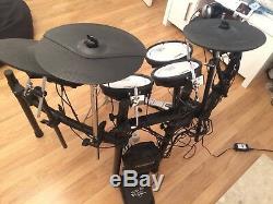 Roland TD-11KV Electronic Drum Kit stool sticks headphones package extra cymbal