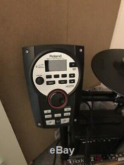 Roland TD-11 Professional electronic drum kit, with amp, stool, sticks