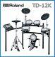 Roland Td-12k V Drums Electronic Kit Vh 11 Hi Hat Excellent Set Vex Pack