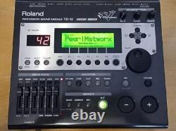 Roland TD-12 Drum Module. TD12 V-Drum Brain + VEX expansions, Manual, Mount