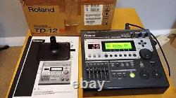 Roland TD-12 Drum Module. TD12 V-Drum Brain + VEX expansions, Manual, Mount