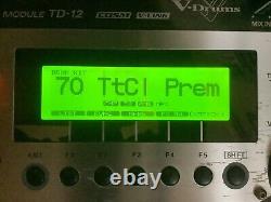 Roland TD-12 Drum Module. TD12 V-Drum Brain + VEX expansions, Manual, Mount