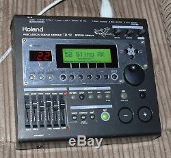 Roland TD-12 V Drums electronic module plus VEX pack! E kit brain dvd manual