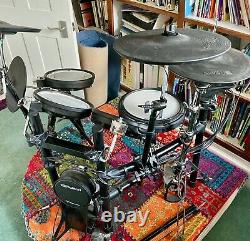 Roland TD-17KVX V-Drums Electronic Drum kit w Gibraltar hi hat stand/kick pedal