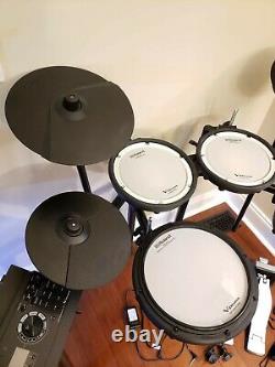 Roland TD-17 KV-S V-Drums Electronic Kit With KT-10 Kick Pedal Lightly Used