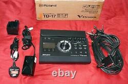 Roland TD-17 V Drums electronic module set GREAT upgrade & 2 extra cables #1