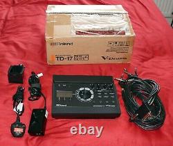 Roland TD-17 V Drums electronic module set GREAT upgrade & 2 extra cables #1