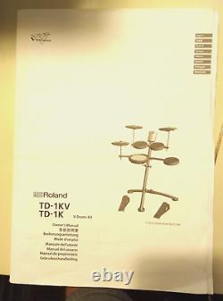 Roland TD-1K Drum Kit + PD-85 Mesh Snare, Drum Throne, Sennheiser HD 201 Phones