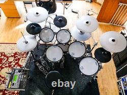 Roland TD-20KX V-Drums with BIG additions, Tama/Pearl hardware + hard cases