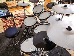 Roland TD-20KX V-Drums with BIG additions, Tama/Pearl hardware + hard cases